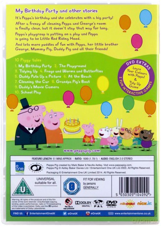 Peppa Pig My Birthday Party And Other Stories [DVD]