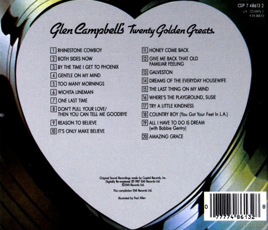 Glen Campbell: 20 Golden Greats [CD]