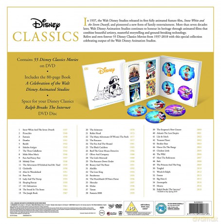 Disney Classics Movie Box Set 1937-2018 (Limited) [BOX] [55DVD]