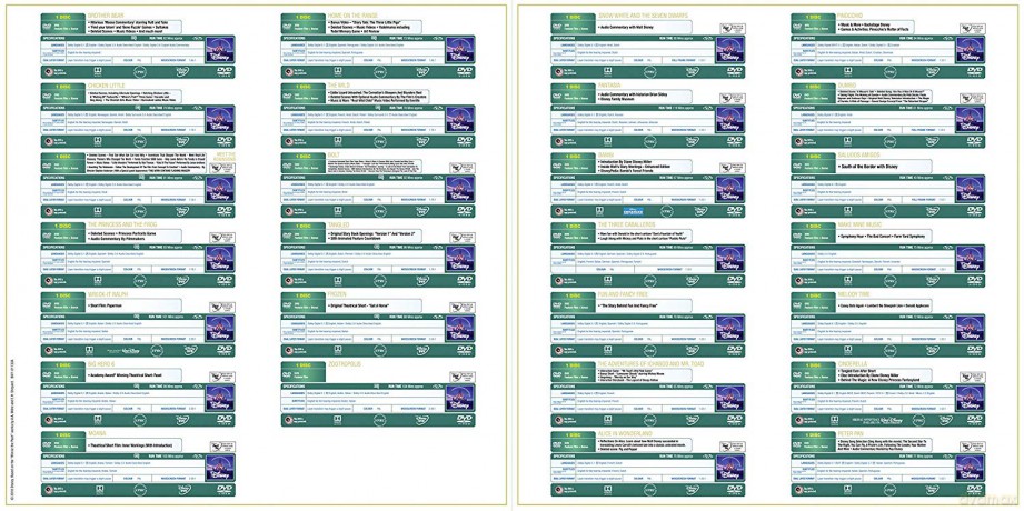 Disney Classics Movie Box Set 1937-2018 (Limited) [BOX] [55DVD]