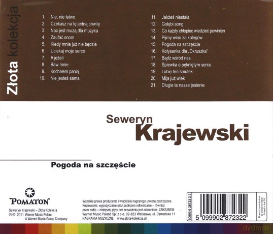 Seweryn Krajewski: Złota Kolekcja (Pogoda na szczęście) (Reedycja) [CD]