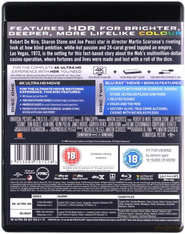 Casino (Kasyno) [Blu-Ray 4K]+[Blu-Ray]