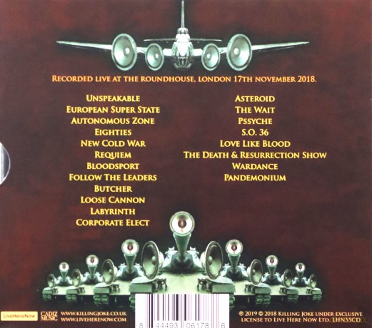 Killing Joke: Laugh At Your Peril - Live At The Roundhouse [2CD]