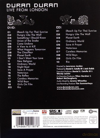 Duran Duran: Live From London [DVD]+[CD]