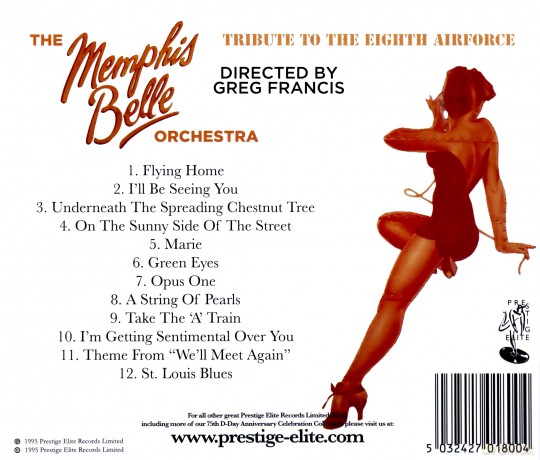 Memphis Belle Orchestra: Tribute To The Eighth Airforce [CD]