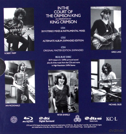King Crimson: In The Court Of The Crimson King - 50th Anniversary Edition [Blu-Ray]+[3CD]