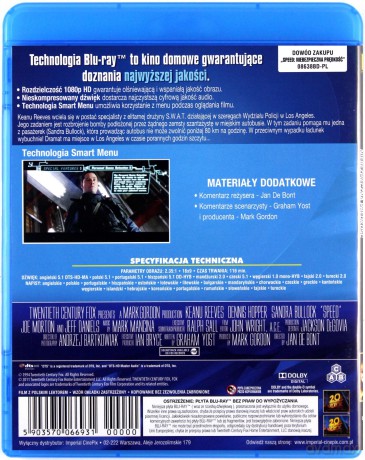 Speed - niebezpieczna prędkość [Blu-Ray]