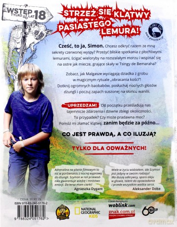 Dziennik łowcy przygód. Madagaskar. Klątwa pasiastego lemura - Szymon Radzimierski [KSIĄŻKA]