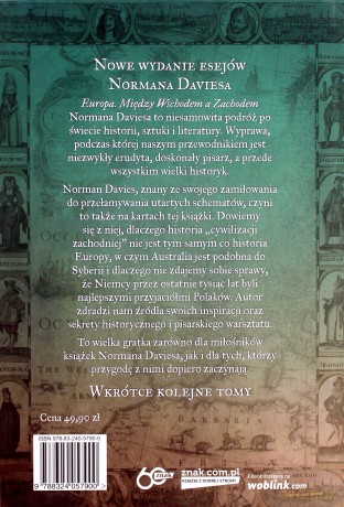 Europa - między Wschodem a Zachodem - Norman Davies [KSIĄŻKA]