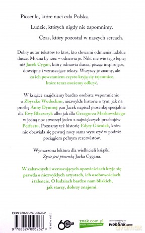 Odnawiam dusze. Piosenki, ludzie, czas - Jacek Cygan [KSIĄŻKA]