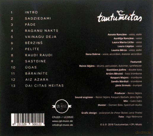 Tautumeitas: Tautumeitas [CD]