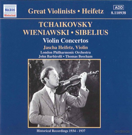 Jascha Heifetz: Tchaivkovskyviolin Concertos [CD]