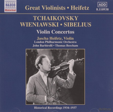 Jascha Heifetz: Tchaivkovskyviolin Concertos [CD]