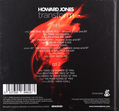 Howard Jones: Transform (Deluxe Hardcover Mediabook) [2CD]
