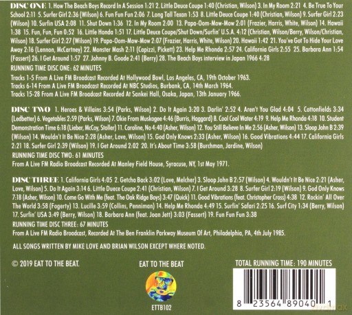 Beach Boys: Transmission Impossible [3CD]