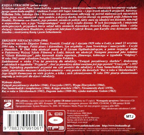 Księga strachów - Zbigniew Nienacki [AUDIOBOOK] [CD-mp3]