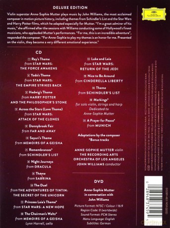 Anne-Sophie Mutter & John Williams: Across The Stars [CD]+[DVD]