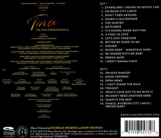 Tina: The Tina Turner Musical [CD]