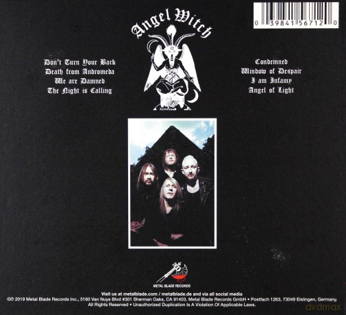 Angel Witch: Angel Of Light [CD]