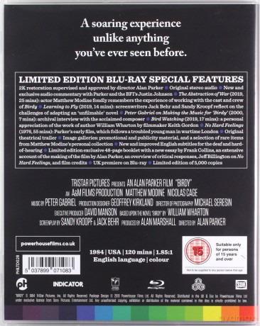 Birdy (Limited) (Ptasiek) [Blu-Ray]