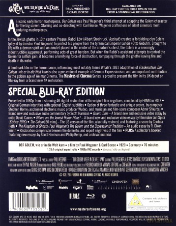 Der Golem [Blu-Ray]