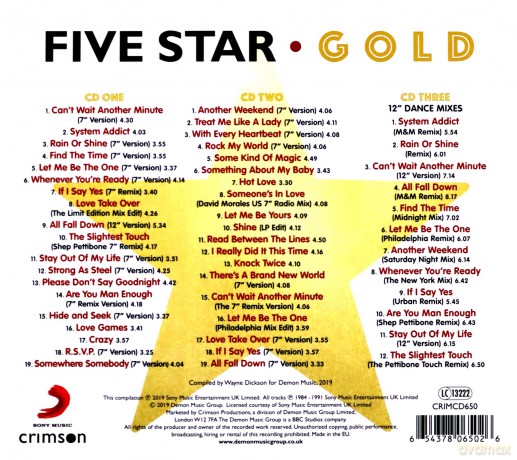Five Star: Gold [CD]