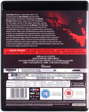 Leon: Director's Cut (Leon Zawodowiec) [Blu-Ray 4K]+[Blu-Ray]