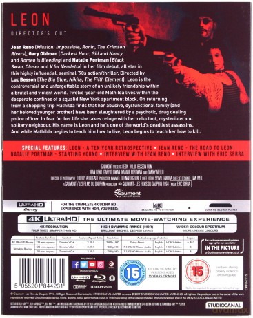 Leon: Director's Cut (Leon Zawodowiec) [Blu-Ray 4K]+[Blu-Ray]