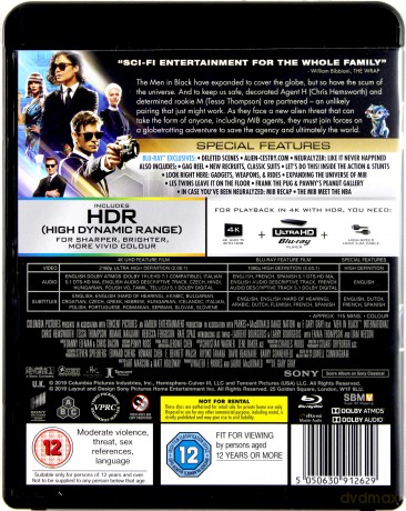 Men In Black: International (Faceci w czerni 4) [Blu-Ray 4K]+[Blu-Ray]