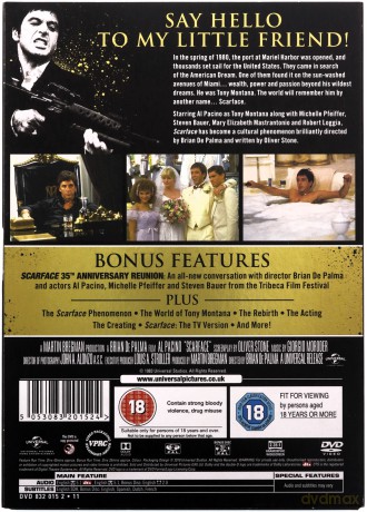 Scarface (1983) - 35th Anniversary (Człowiek z blizną) [DVD]