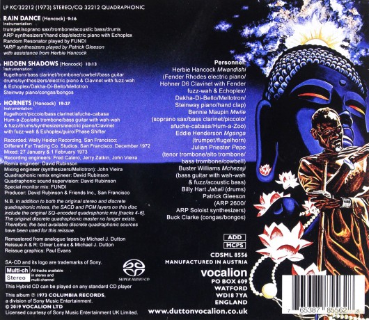 Herbie Hancock: Sextant [SACD]