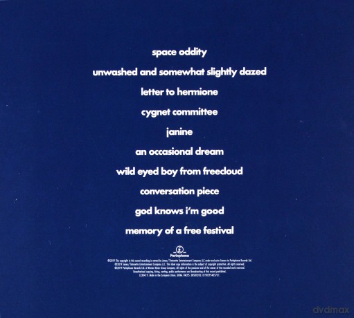 David Bowie: Space Oddity (Tony Visconti 2019 Mix) [CD]