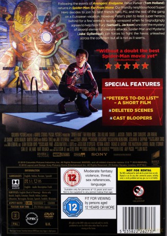 Spider-Man: Far From Home (Daleko od domu) [DVD]