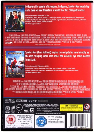 Spider-Man: Homecoming & Far From Home [2DVD]