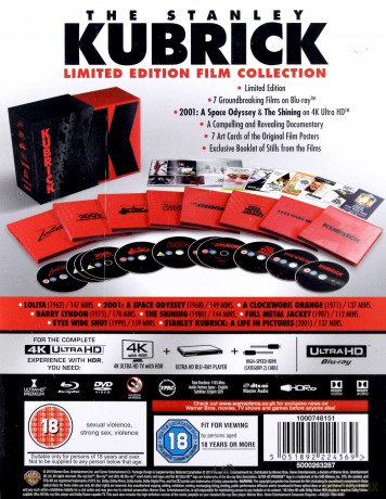 Stanley Kubrick: Limited Edition Film Collection [2xBlu-Ray 4K]+[8xBlu-Ray]	