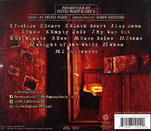 Life Of Agony: The Sound Of Scars [CD]