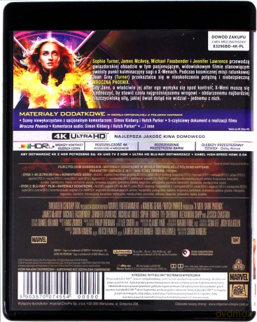 X-Men: Mroczna Phoenix [Blu-Ray 4K]+[Blu-Ray]