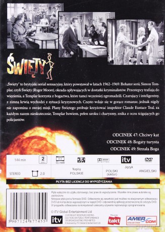 Święty 16: Chciwy kat / Bogaty turysta / Strzała Boga [DVD]