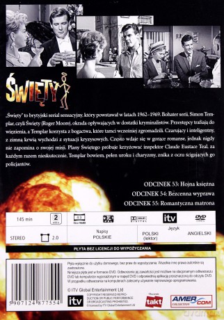 Święty 18: Hojna księżna / Bezcenna wyprawa / Romantyczna matrona [DVD]