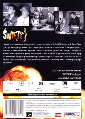 Święty 22: Wirtuozi zbrodni / Judyta / Arcydzieło [DVD]