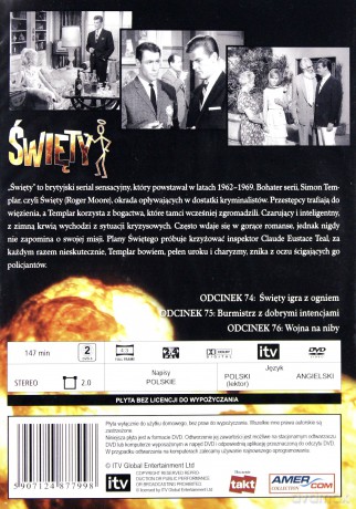 Święty 25: Święty igra z ogniem / Burmistrz z dobrymi intencjami / Wojna na niby [DVD]
