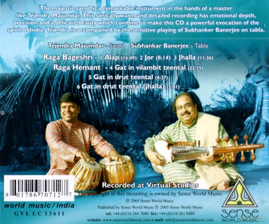 Tejendra Majumdar: Andaaz [CD]