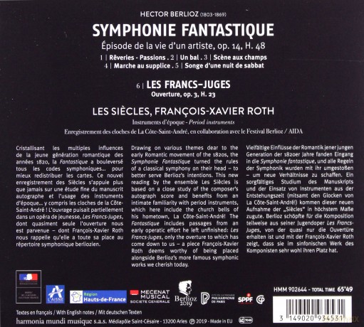Berlioz: Symphonie Fantastique Roth (digipack) [CD]