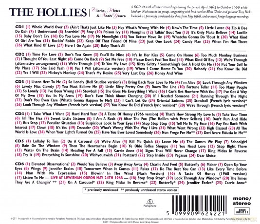 The Hollies: The Clarke, Hicks & Nash Years (1963-68) [6CD]