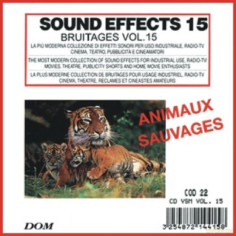 Animaux Sauvages: Bruitages Vol.15 [CD]