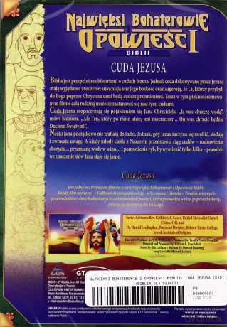 Najwięksi bohaterowie i opowieści Biblii: Cuda Jezusa [DVD] (Biblia dla dzieci)