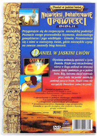Najwięksi bohaterowie i opowieści Biblii: Daniel w jaskini lwów [DVD] (Biblia dla dzieci)