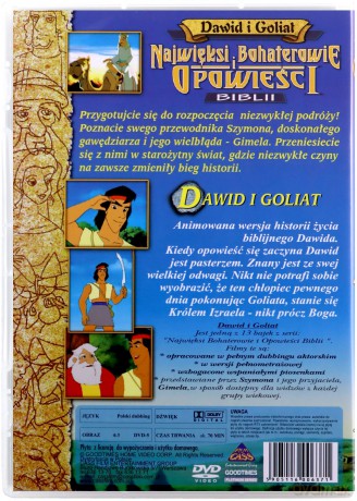 Najwięksi bohaterowie i opowieści Biblii: Dawid i Goliat [DVD] (Biblia dla dzieci)
