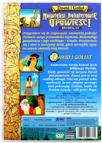 Najwięksi bohaterowie i opowieści Biblii: Dawid i Goliat [DVD] (Biblia dla dzieci)