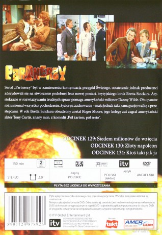 Święty 45: Siedem milionów do wzięcia / Złoty napoleon / Ktoś taki jak ja [DVD]
